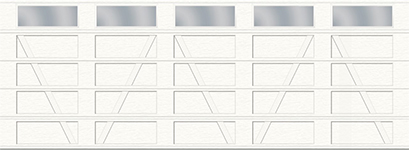 V Layout, Flat - 5 bays