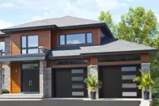 Standard+ Vog, 9' x 7', Black, window layout: Right-side Harmony